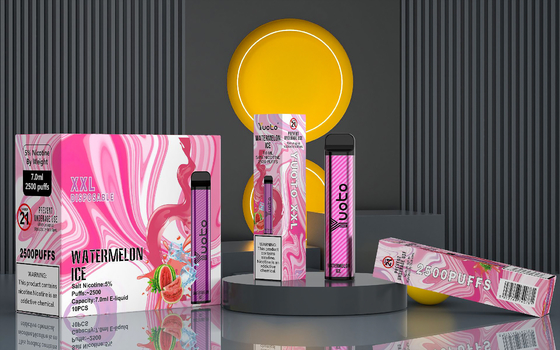 Hauche Yuoto 23 Aroma-7.0ML 2500 Wegwerf-Nikotin 1200 Vape MAh Battery 5%