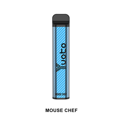 Yuoto Meistverkaufte Einweg-E-Zigarette XXL 2500 Züge Shisha Pen Mouse Chef 50 mg Nikotin