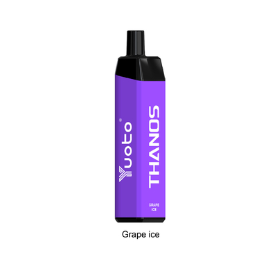 Hauche Yuoto-thanos Wegwerfe Saft Vape 5000 msds Wegwerfzerstäuber Traubeneis