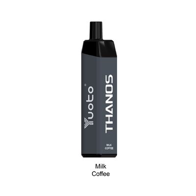 Yuoto entspannte sich thanos vape 5000 Hauche, die msds Wegwerfzerstäuber Milchkaffee genehmigten