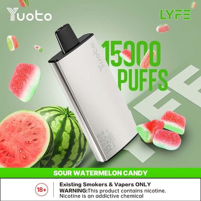 Grape Ice Flavour YUOTO Disposable Vape 15 Colors and 3.6V Voltage Range for a Long-Lasting Vaping Experience