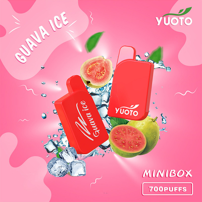 Yuoto Mini Box 700 stößt die Wegwerf-15 Aroma-Batterie 450mAh 2.3ml Vape luft