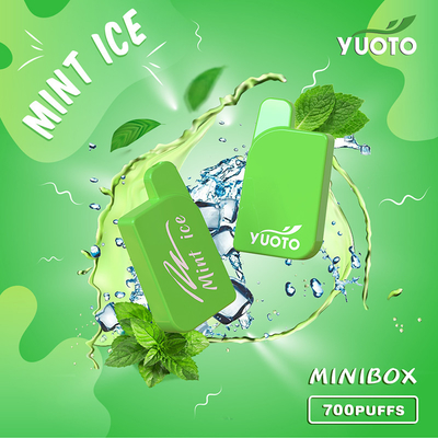 Yuoto Mini Box 700 stößt die Wegwerf-15 Aroma-Batterie 450mAh 2.3ml Vape luft