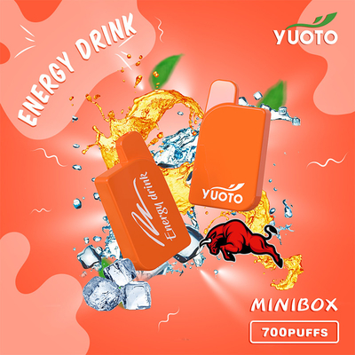 Yuoto Mini Box 700 stößt die Wegwerf-15 Aroma-Batterie 450mAh 2.3ml Vape luft