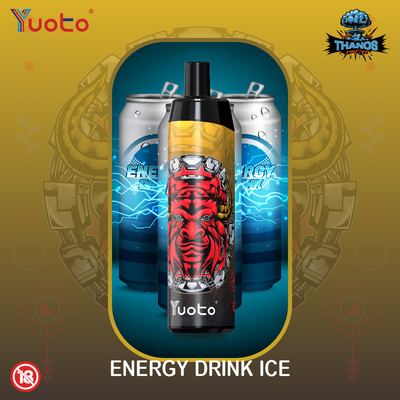 Hauch Thanos 5000 wieder aufladbares 5% Nikotin Yuoto-Blase Dispoable Vape