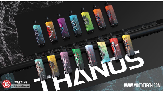 Yuoto Thanos 5000 stößt E-Saft-Wegwerfzerstäuber der Vor-Fülle-14ml 650 Milliamperestunden-Batterie Capapcity luft