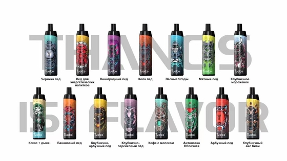 Yuoto Thanos 5000 stößt E-Saft-Wegwerfzerstäuber der Vor-Fülle-14ml 650 Milliamperestunden-Batterie Capapcity luft