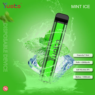Hauche 7ML 1200mAh Batterie-2500 Wegwerf-Aroma-Wassermelonen-Eis Vape Yuoto 23