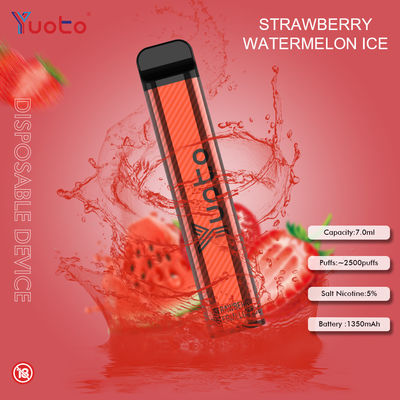 Hauche 7ML 1200mAh Batterie-2500 Wegwerf-Aroma-Wassermelonen-Eis Vape Yuoto 23