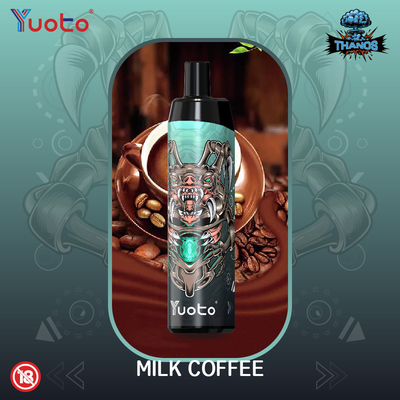 Ursprüngliches E-Zigaretten Yuoto Thanos 5000puff Wegwerf-Vape Nikotin 5% /2 % Vape Pen Mesh Coil Rechargeable 650mAh 14ml