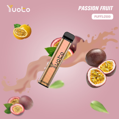 1200mAh 100% ursprüngliches Yuoto XXL 2500 stößt Wegwerf-flüssige 25 Aromen Vape 7ml E luft