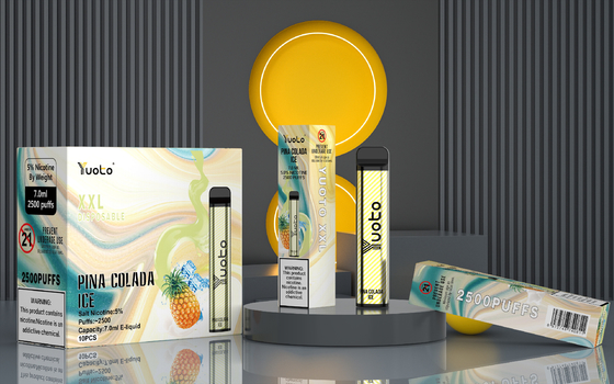 Ursprünglicher Hauch Aromen Yuoto XXL 2500, Wegwerfnikotin wholsale Fabrik e-Zigaretten-2%
