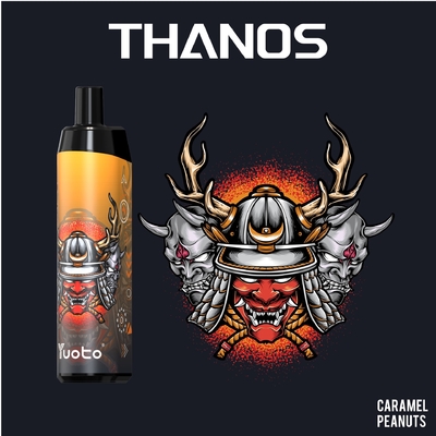 E-Zigaretten Yuoto Thanos 5000puff Wegwerf-Vape Nikotin 5% /2 % Vape Pen Mesh Coil Rechargeable 650mAh 14ml