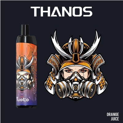 E-Zigaretten Yuoto Thanos 5000puff Wegwerf-Vape Nikotin 5% /2 % Vape Pen Mesh Coil Rechargeable 650mAh 14ml