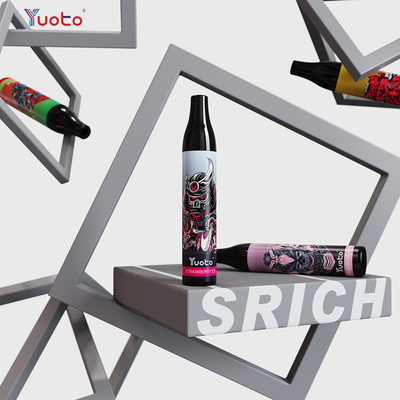 Populäres Yuoto 2000 stößt vape Vape Wegwerf-E-Zigaretten Vape-Stift Mesh Coils 6ml E Saft-850mAh luft