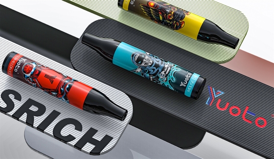 Populäres Yuoto 2000 stößt vape Vape Wegwerf-E-Zigaretten Vape-Stift Mesh Coils 6ml E Saft-850mAh luft