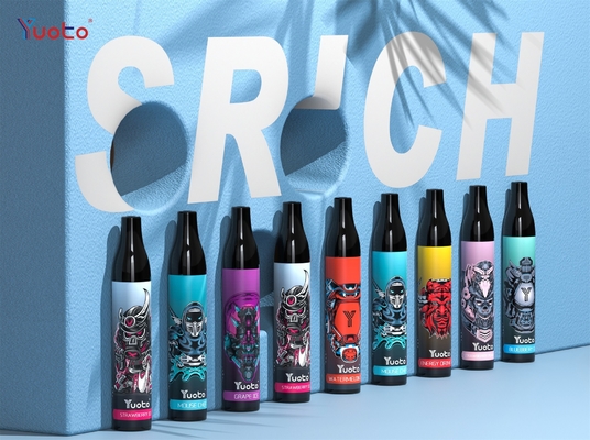 Ursprüngliche Hauche Yuoto 2000 E-Zigaretten Vape Wegwerf-Mesh Coil 6ml E Juice Battery 850mAh Vape-Stift