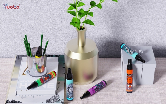 Ursprüngliches Yuoto 2000 stößt vape Vape Wegwerf-E-Zigaretten Vape-Stift Mesh Coils 6ml E Saft-850mAh luft