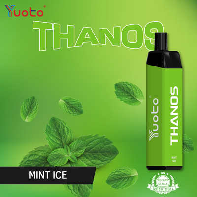 Yuoto Thanos 5000 stößt Wegwerf-Vape Mesh Coil Rechargeable 19 Aromen auf Lager luft