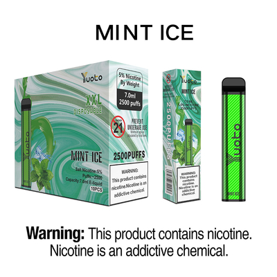 35 Geschmacksrichtungen verfügbar yuoto xxl 2500 Puff 7 ml e Flüssigkeit 5% Nikotin gute Qualität