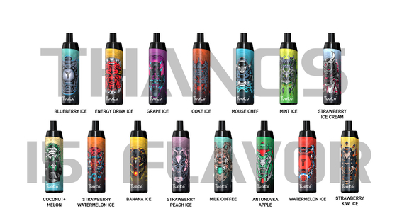 Fabrikpreis Einweg-Pod 14 ml E-Liquid 650 mAh Akku Yuoto Thanos 5000 Puffs Mesh Coil für größeren Rauch