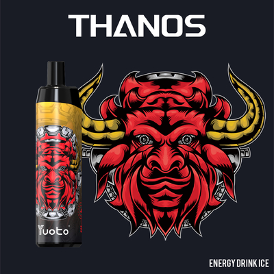 Yuoto Thanos 5000 Puffs Einweg-Vape-Pen-Hookah mit 14 ml E-Liquid 650 mAh Batterie Mesh Coil