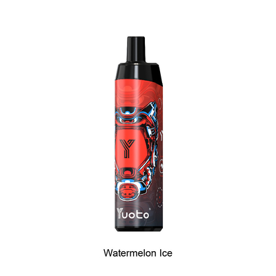 Watermelon Ice Einweg-Vape Yuoto Thanos 5000 Puffs E-Zigarette mit Mesh Coil 14ml E-Liquid 650mAh Akku