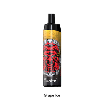 2022 Neue Ankunft Einweg Vape Elektronische Zigarette14ml E-Liquid 650mAh Batterie Traubeneis für Puff Distributoren