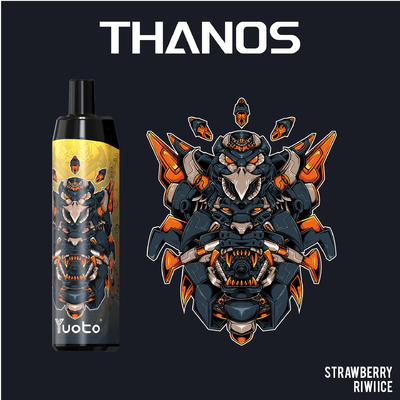 Einweg Vape Pod 5000 Puffs Bananengeschmack Yuoto Thanos Mesh Coil 14ml Ejuice 650mAh Akku Bulking China Factory