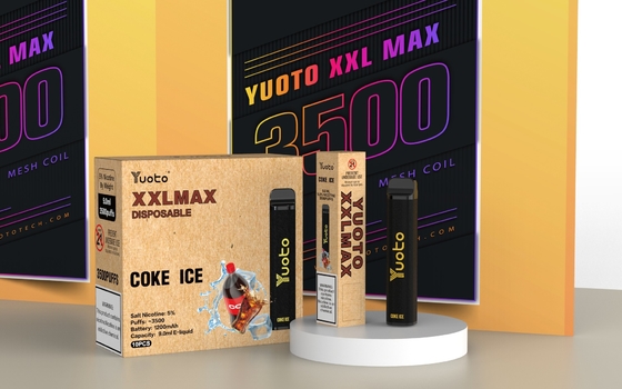 Original Yuoto Vape Pod XXL MAX 3500 Puffs E-Zigarette Cola-Eis-Aromen