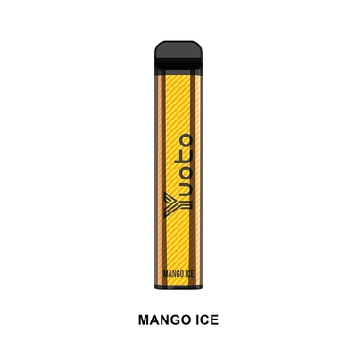 Yuoto Elektronische Zigarette Einweg Vape Pen 2500 Puffs XXL Mango Ice 1200mAh 5% Nikotin