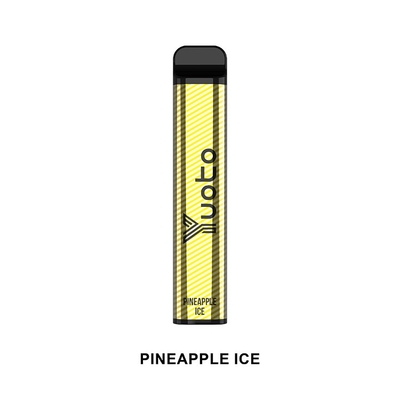 Yuoto Einweg-Vape-Stiftgerät 2500 Puffs bestes Einweg-Ecig 2022 Ananas-Eis 7ml
