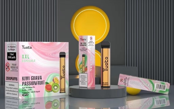 China Factory Wholesale Einweg-Vape-Stift mit 7 ml E-Liquid 1200 mAh Batterie Erdbeer-Kiwi-Eis