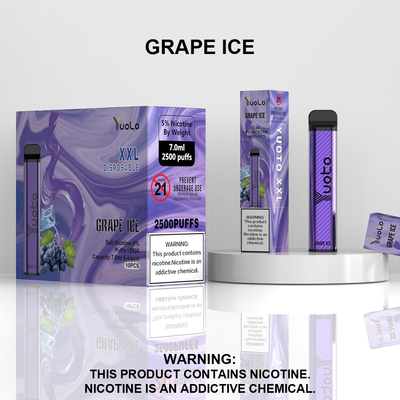 China Factory Wholesale Einweg-Vape-Stift mit 7 ml E-Liquid 1200 mAh Batterie Erdbeer-Kiwi-Eis