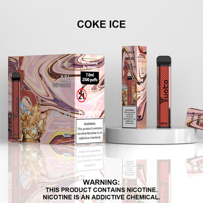 China Factory Wholesale Einweg-Vape-Stift mit 7 ml E-Liquid 1200 mAh Batterie Erdbeer-Kiwi-Eis