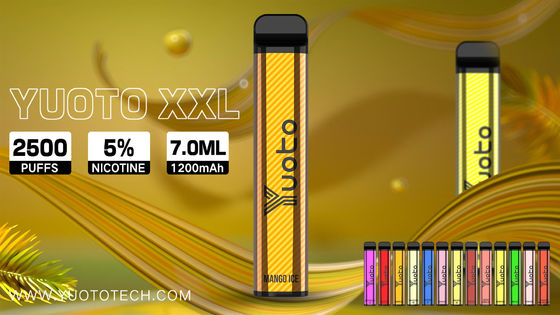 Großhandel Vape Pen 2022 Neue elektronische Einwegzigarette 7 ml E-Liquid 1200 mAh Batterie Energy Drink für Indien USA UK