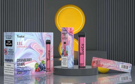 Yuoto XXL Einweg 2500 Puffs Vape Pod Milchkaffee mit 7ml E-Liquid 1200mAh Akku Schneller Versand Indien