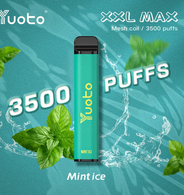 2023 Neuerscheinung Hohe Qualität Kundenspezifisches Logo Yuoto 3500 Puff Einweg-Vape-Nussriegel Geschmack