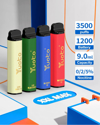 2023 Neuerscheinung Hohe Qualität Kundenspezifisches Logo Yuoto 3500 Puff Einweg-Vape-Nussriegel Geschmack