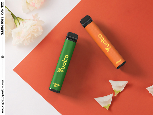 Yuoto XXL Max 3500 Puffs Einweg-Vape Pen Shisha Hookah Vaporizer mit 9 ml E-Liquid 1200 mAh Batterie Mesh Coil