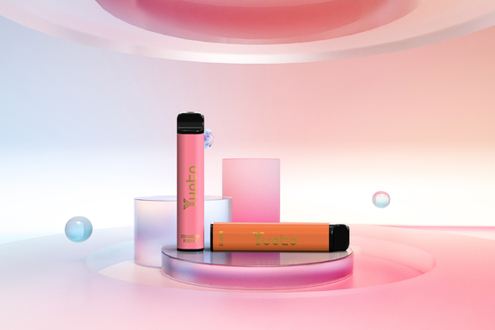 2022 Neue Einweg-Vape OEM Puffs Bar Elektronische Zigarette 9 ml E-Saft 1200 mAh Batterie Traubeneis für Puff-Verteiler