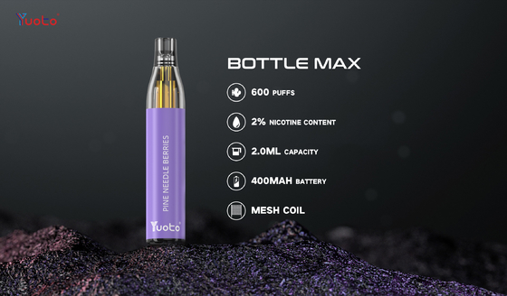 14 Saft 2% Nic Yuoto Bottles Max der Aroma-2ML E 600 Hauche mit TPD Pen Hookah