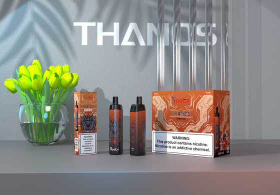Yuoto Thanos 5000 stößt Vape-Stift, Zerstäuber 14ML 650mAh Mesh Coil Type C luft