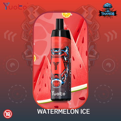 Vape-Hülse Yuoto Thanos 5000 stößt Maschenspule Batterie 650mAh der 5% Nikotin-14ML E die flüssige luft, die mit Art C wieder aufladbar ist
