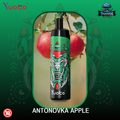 Wegwerfzerstäuber 5% Nikotin Yuoto Thanos 5000 stößt Pen Hookah 14ML 650mAh Mesh Coil With Type C luft