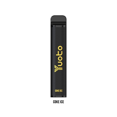 Hauch Yuoto XXL MAX Disposable Vape Coke Ice Mesh Coil 5% 2% Nikotin-3500
