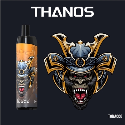 Vape-Hülse Yuoto Thanos 5000 stößt Maschenspule Batterie 650mAh der 5% Nikotin-14ML E die flüssige luft, die mit Art C wieder aufladbar ist