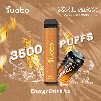 ODM Yuoto 3500 stößt Mischsaft des Vape-Stangen-16 aroma-ROHS 1200mAh der Batterie-9ml E luft