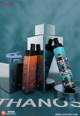 Großhandel Yuoto Thanos 5000 Puffs Mesh Coil Einweg-Vape 14 ml E-Flüssigkeit 650 mAh Batterie 20 heiße Geschmacksrichtungen Schneller Versand in