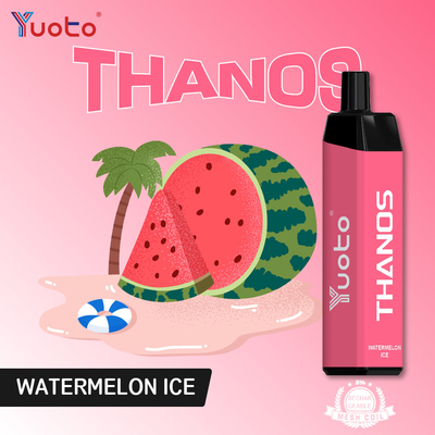 Arabisches Paket Yuoto Thanos 5000 stößt flüssige 650mAh Lithium-Batterie 14ml E Mesh Coil Rechargeable Vape luft